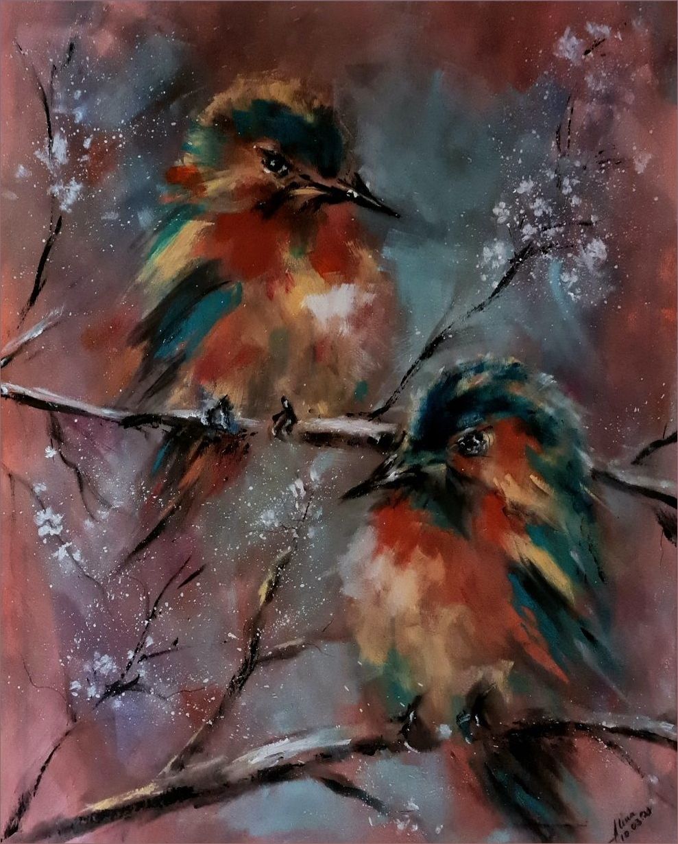 ArteDiAlina.com painting: Lovers in Spring